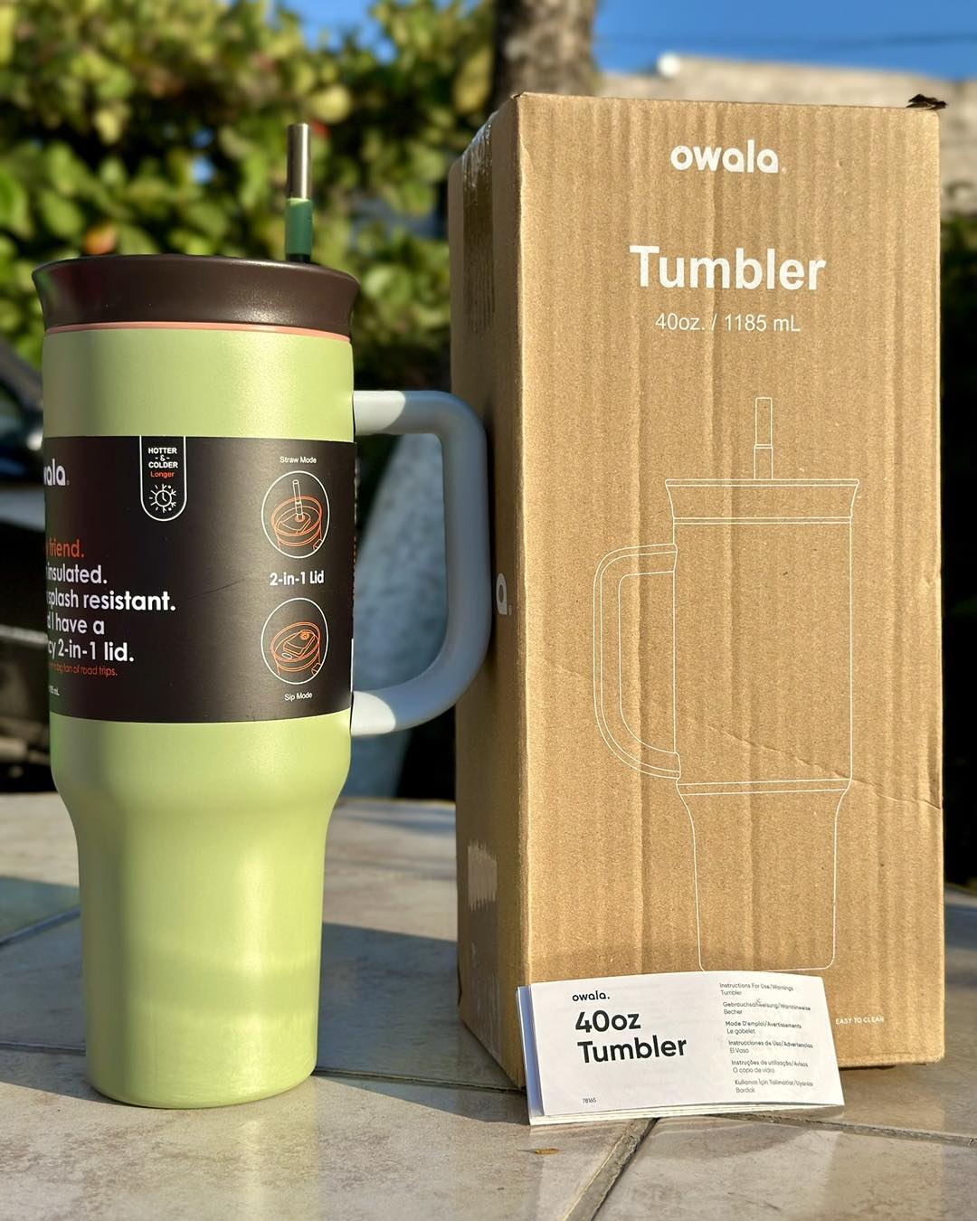 OWALA-40oz Tumbler (Verde)