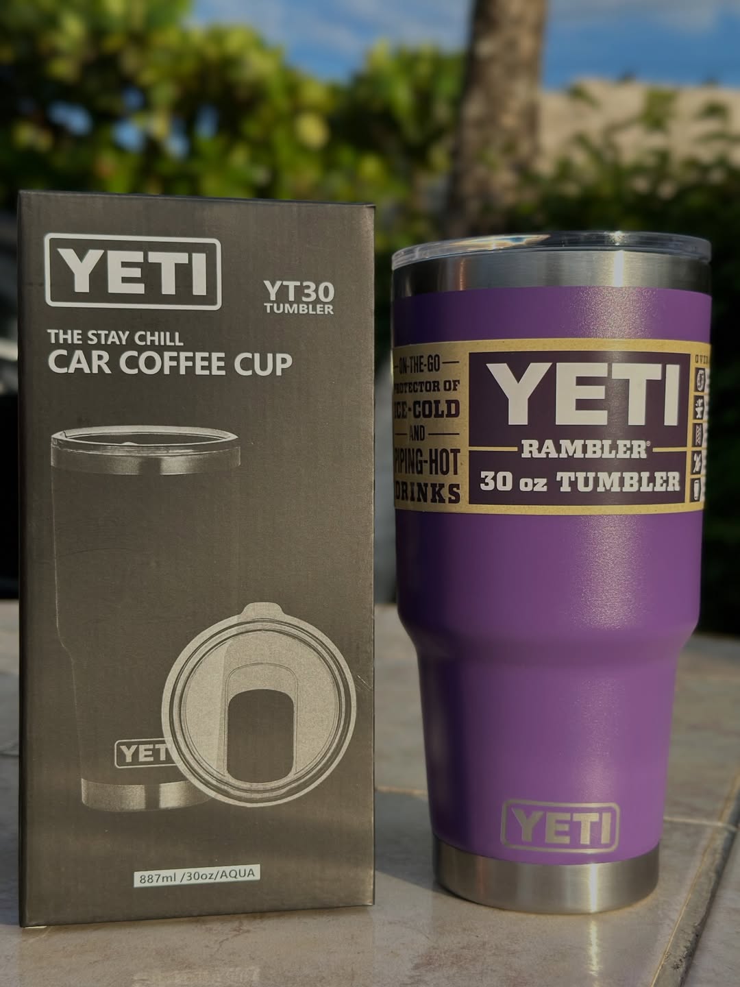 YETI-30oz TUMBLER (Morado)