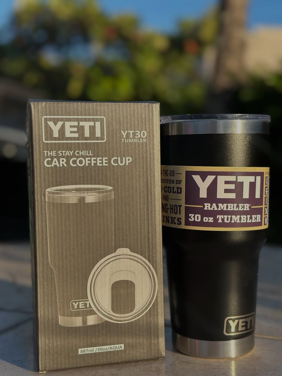 YETI-30oz TUMBLER (Negro)